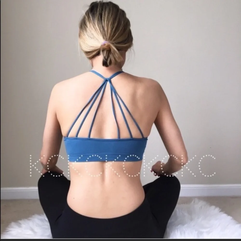 SEAMLESS BRALETTE WITH STRAPPY RACER BACK - Picture 4 of 6